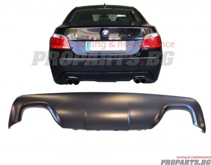 M diffuser for BMW e60 M tech rear bumper