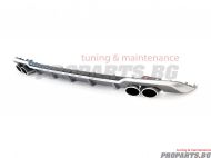 S3 sport diffuser with S3 exhaust tips for Audi A3 Sportsback 17-20