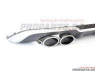 S3 sport diffuser with S3 exhaust tips for Audi A3 Sportsback 17-20