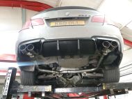 Quad Exhaust Tips M5 style for BMW F10 5er 10-18