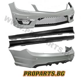 AMG STYLE FULL BODY KIT FOR MERCEDES-BENZ C-CLASS 06+ W204