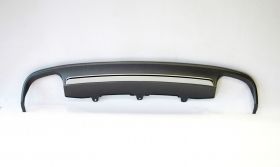 S Line style rear decorative diffuser with exhaust tips for Audi A4 B8 08-13