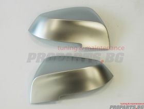 Silver Matte Mirror Covers for Audi B8 08-12 RS4 type