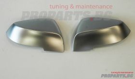 Silver Matte Mirror Covers for Audi B8 08-12 RS4 type