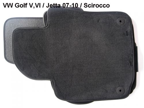 Carpet mats for VW Golf 5, Jetta 07-10