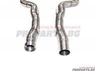 Tuning exhaust headers with midpipes and downpipes f or W204 C63 AMG 08-15 M156 Engine