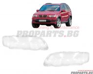 HEADLAMP GLASS COVER FOR BMW E53 X5 00-03