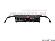 Brabus style rear diffuser for Mercedes Benz C class W205 13-19