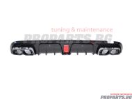Brabus style rear diffuser for Mercedes Benz C class W205 13-19