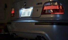 Диодно осветление за регистрационен номер BMW Е39